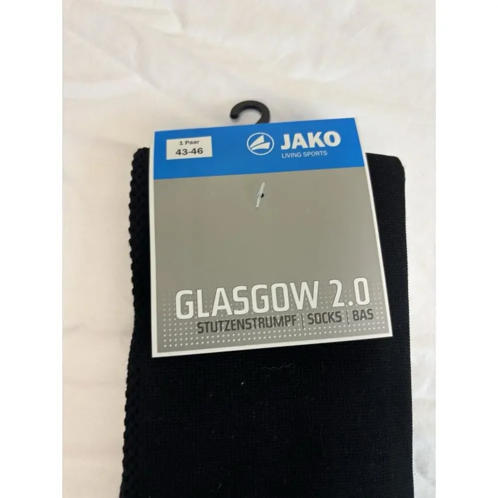 NWT Jako Unisex Socks Black Training Athletic Blokecore Soccer Mens Size 10-12